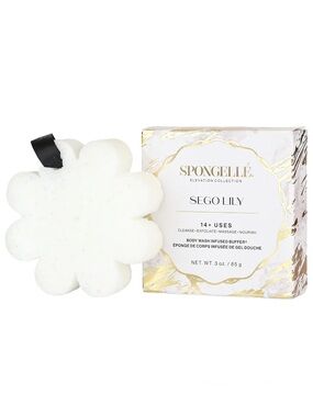 Spongelle Body Wash Infused Buffer in Sego Lily Elevation Collection